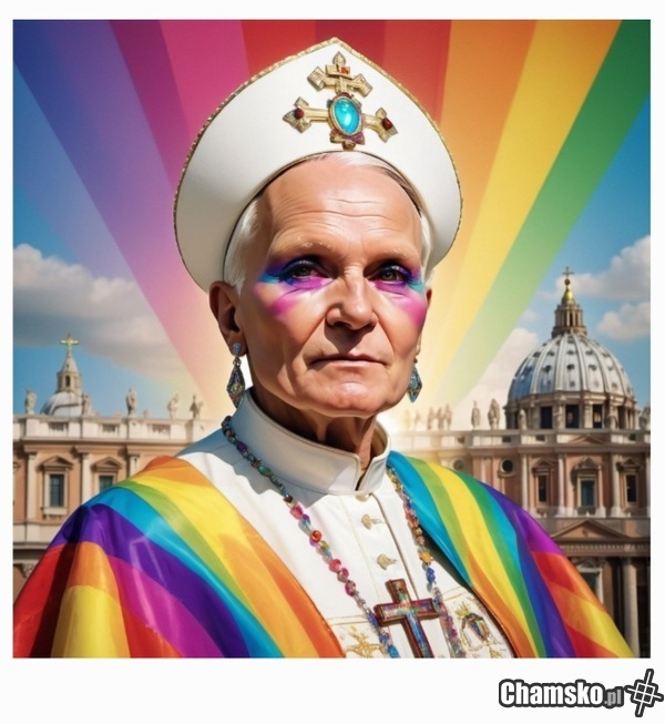 Jan Paweł II, jako aktywista LGBT wg. AI