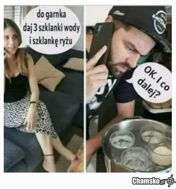 Nie ogarnia kuchni