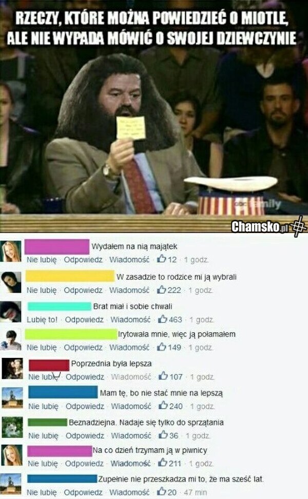 Miotła a dziewczyna