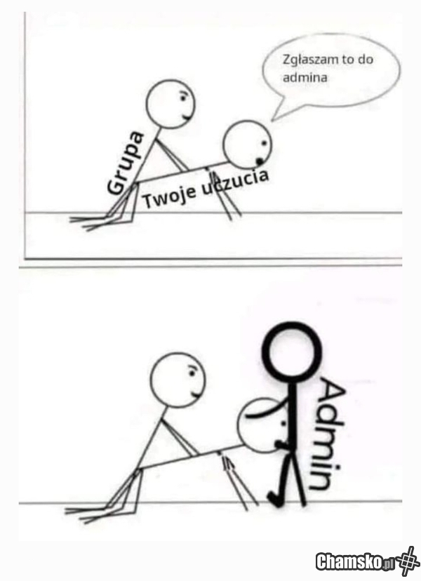 Admin i twoje uczucia