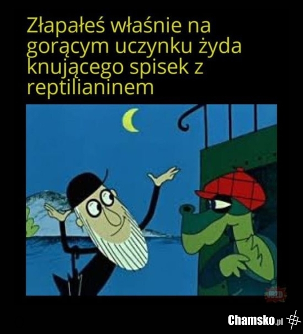 Żyd & reptilianin
