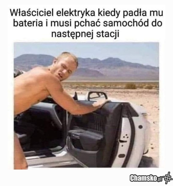 No, ale po powrocie do domu, to on będzie pchany przez partnera...