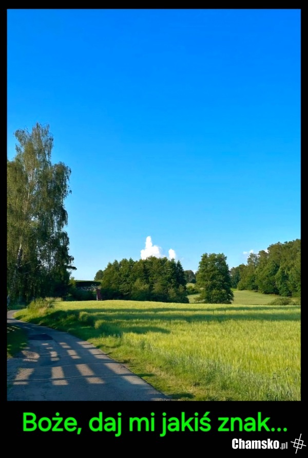 Jakiś znak od Boga