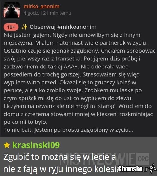 Zagubiony człowieK XD