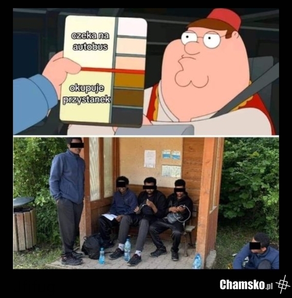 Na przystanku: