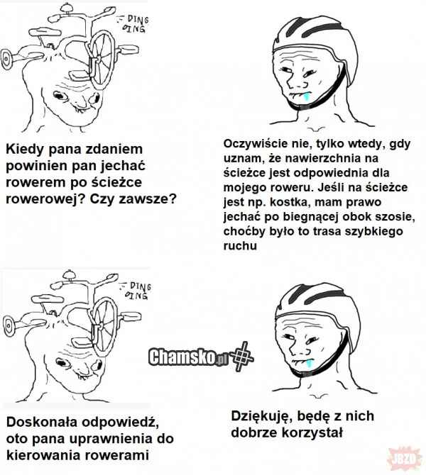 logika pedalarzy