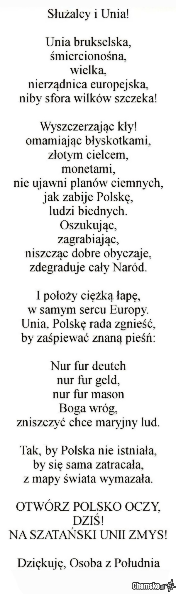 Wierszyk z RM. Tego powinni w szkołach uczyć, bie jakiegoś g**na!
