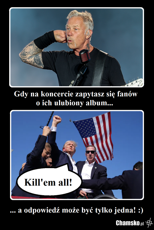 Trump na Metallice