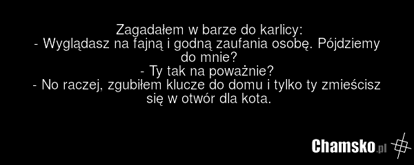 Zagadówka w barze