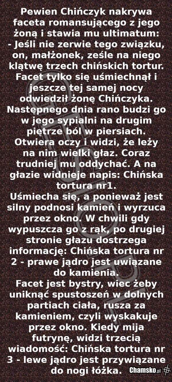 Chińskie tortury