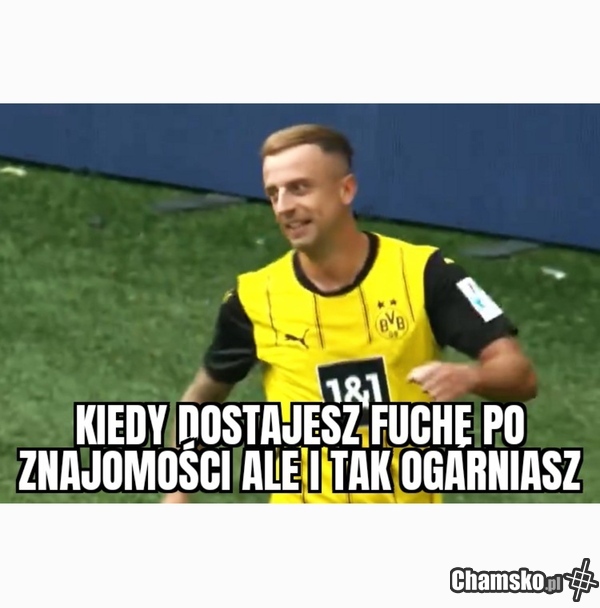 Grosicky fucha od kolegów