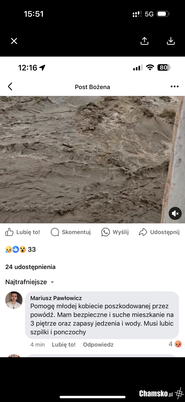 pomoc powodzianom