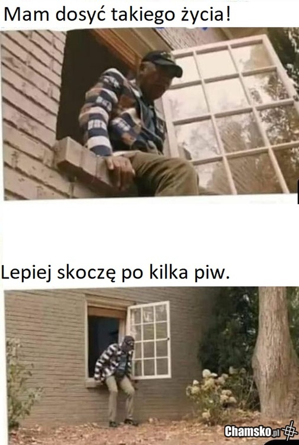 No i skoczył