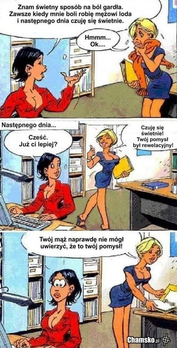 Ból gardła.