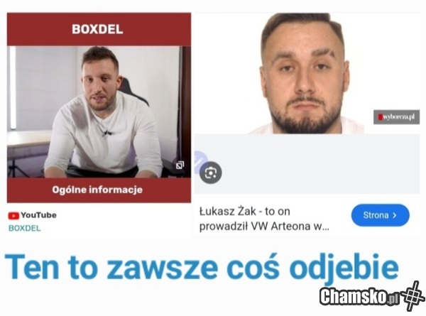 Wszędzie ta sama twarz...
