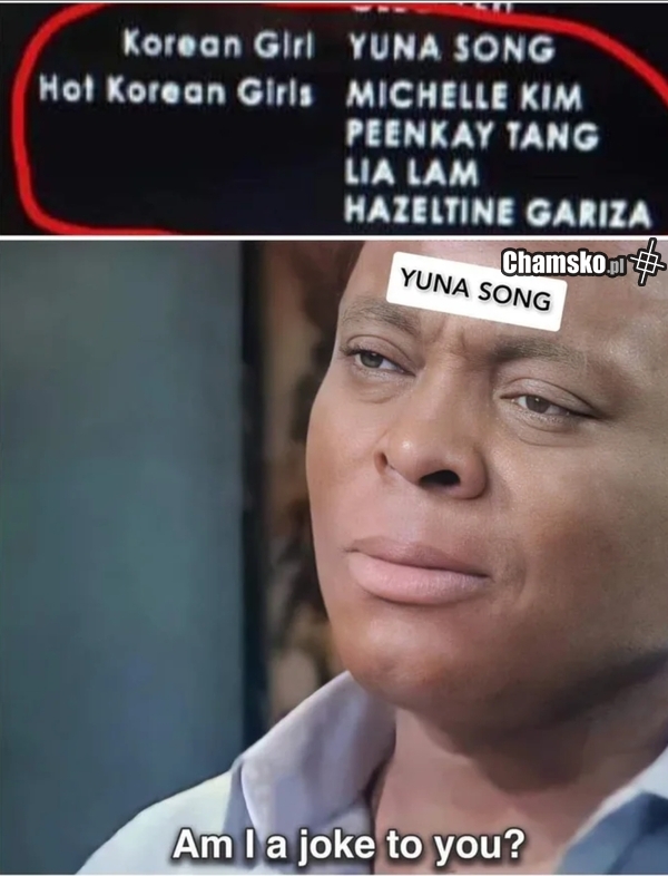 Yuna może czuć się chujowo