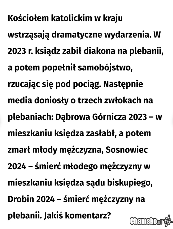 8 trupow w rok. Zabojcza sekta...