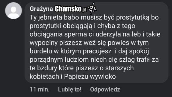 Grażyna się odpaliła