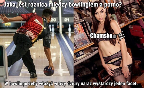 Różnica między bowlingiem a porno