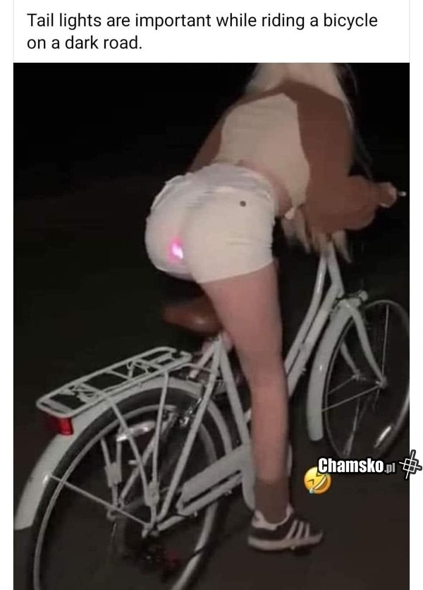 Oświetlenie rowera jest ważne