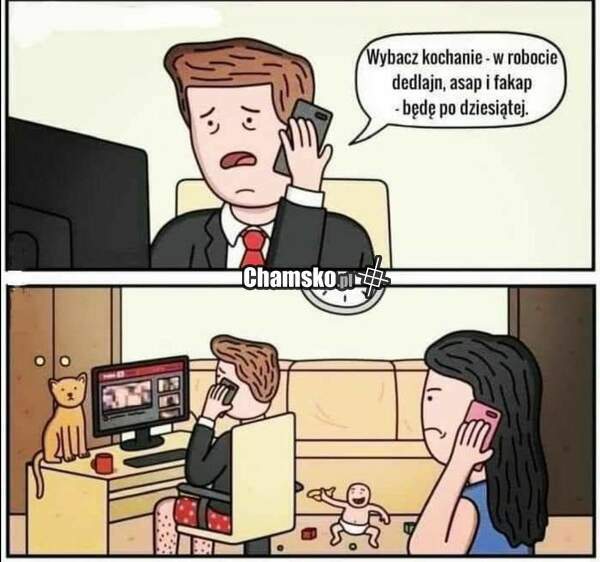 Zawalony robotą
