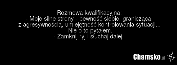 Rozmowa o prace