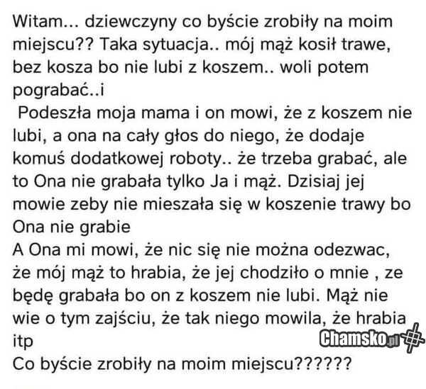 Taka sytuacja... jebnieta baba
