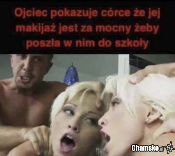 Mocny makijaż