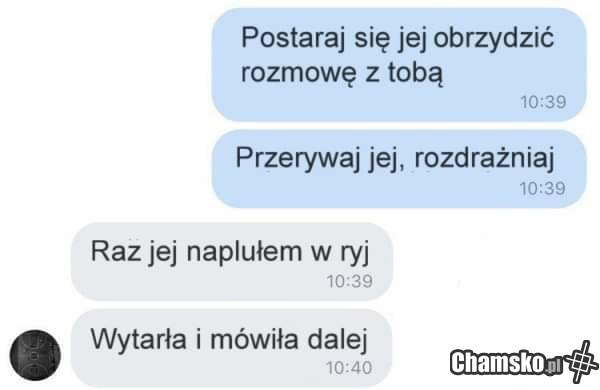 Obrzydzanie rozmowy