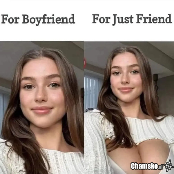 Selfie dla chłopaka i kolegi o którego nie trzeba być zazdrosnym