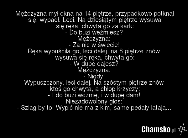 Upadek z okna