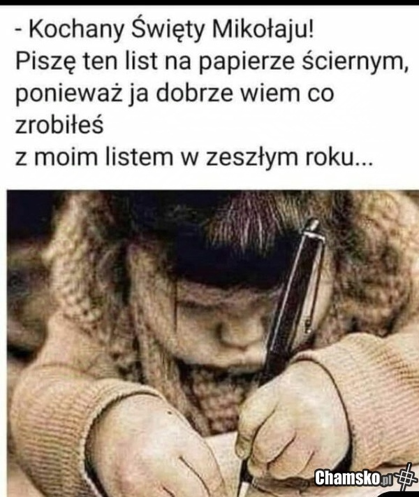 Drogi mikołaju