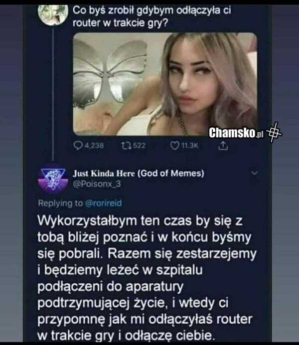 Odłączenie routera