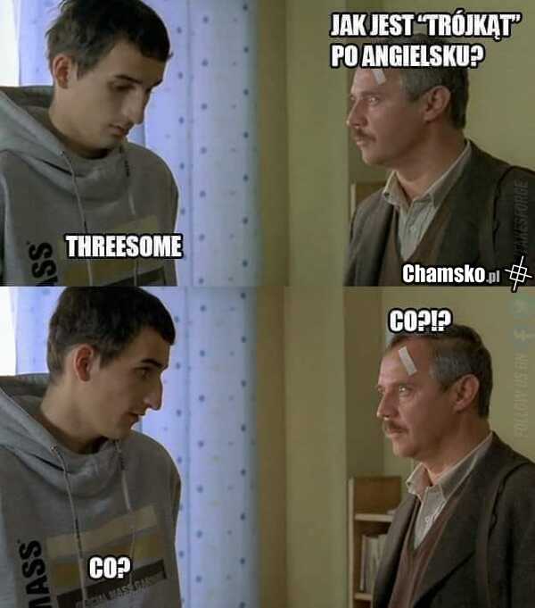 Trójkąt po angielsku