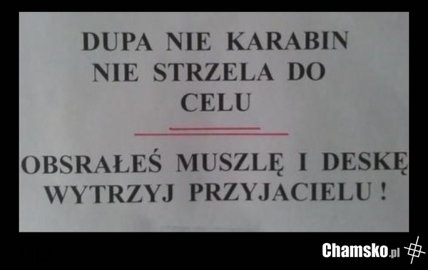Dupa nie karabin