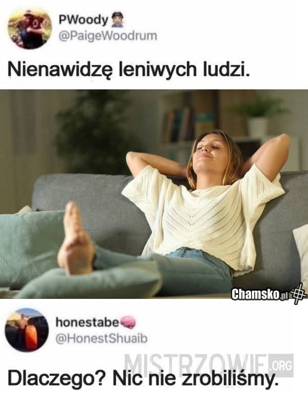 Leniwi ludzie