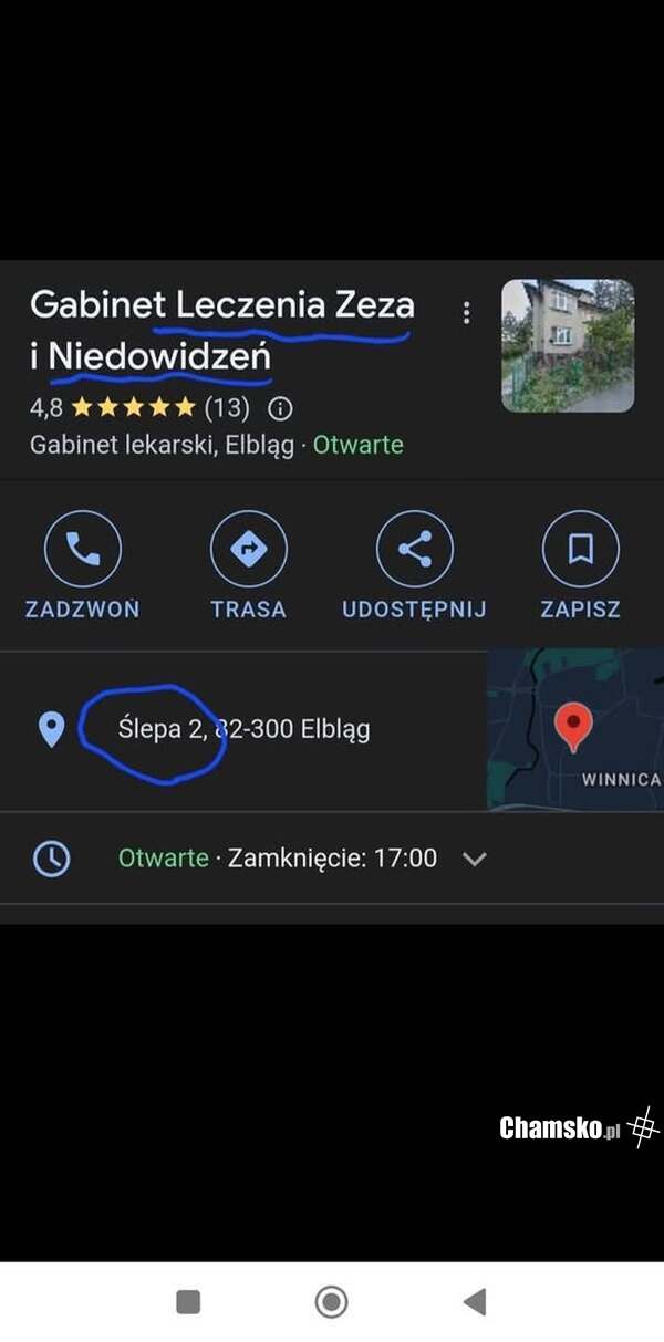 Gabinet leczenia zeza i niedowidzeń