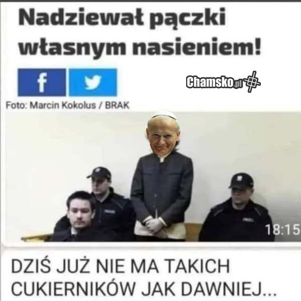 Jakiś zboczony ten cukiernik...