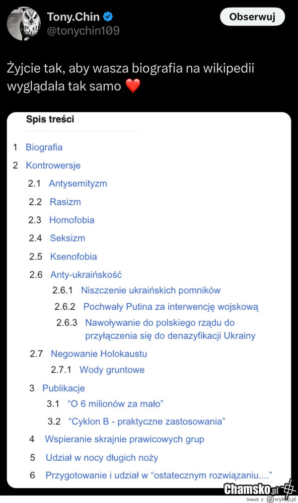 Tak trzeba żyć.