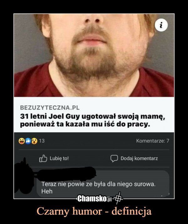 Definicja czarnego humoru
