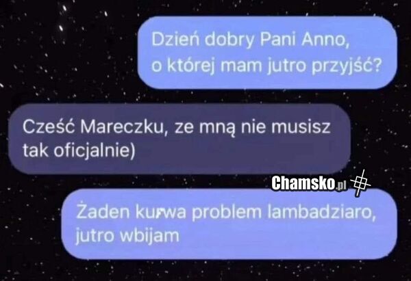 Mniej oficjalnie