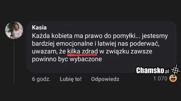 Kilka zdrad to nic takiego