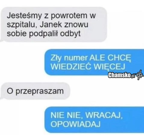 Podpalona dupa