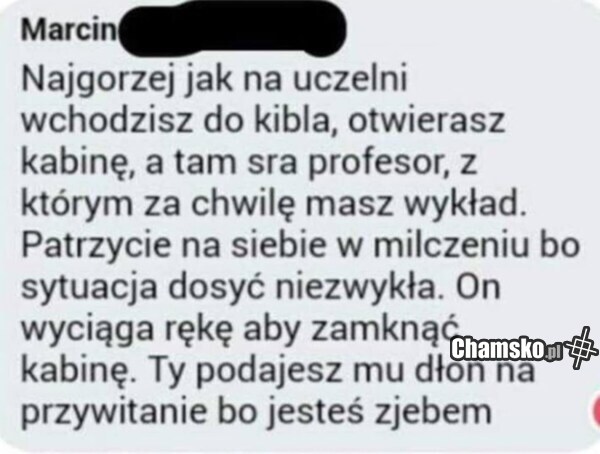 Najgorzej na uczelni