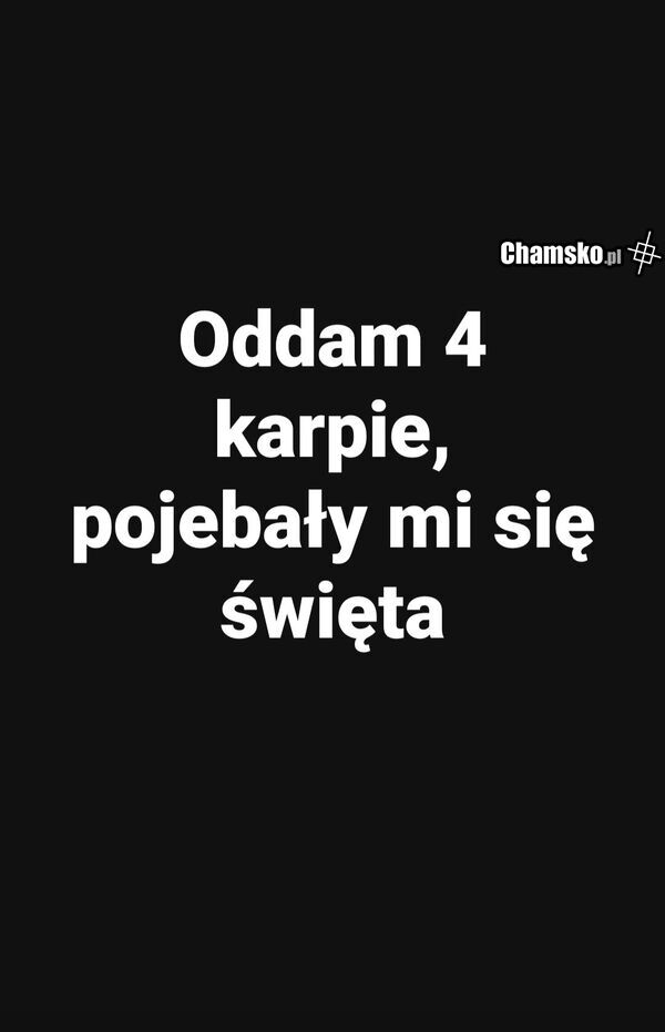 Oddam karpie