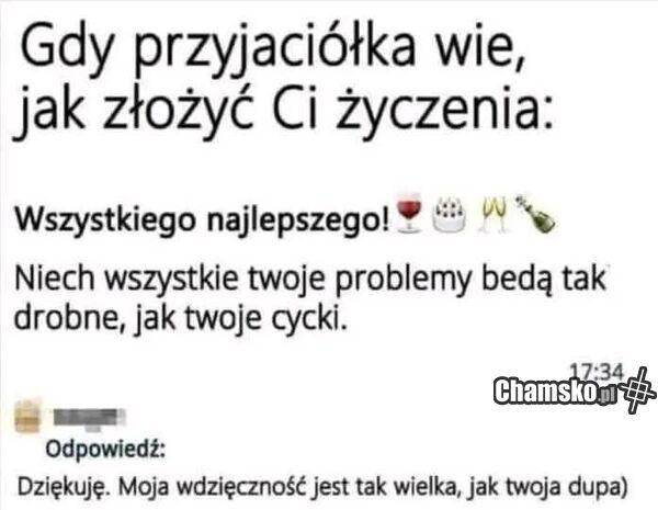 Szczere życzenia