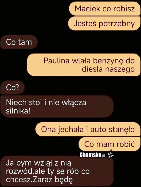 Benzyna do diesela
