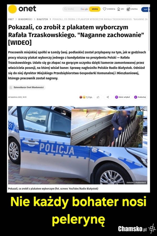 A idioci trzaskowskiego dalej wyrzucają pieniądze na fotoradary.