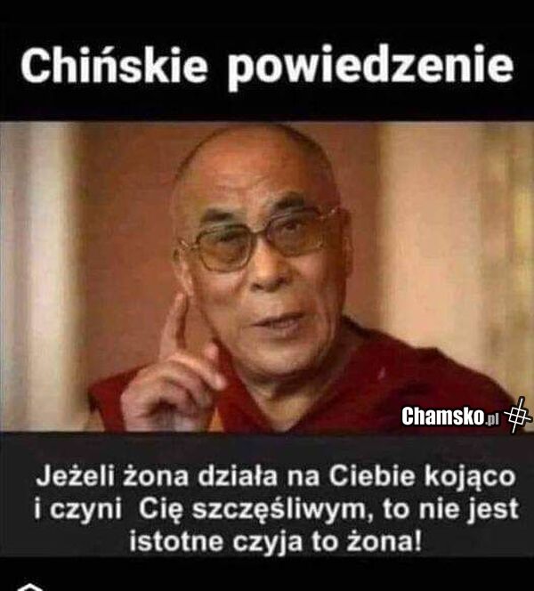Chińskie powiedzenie