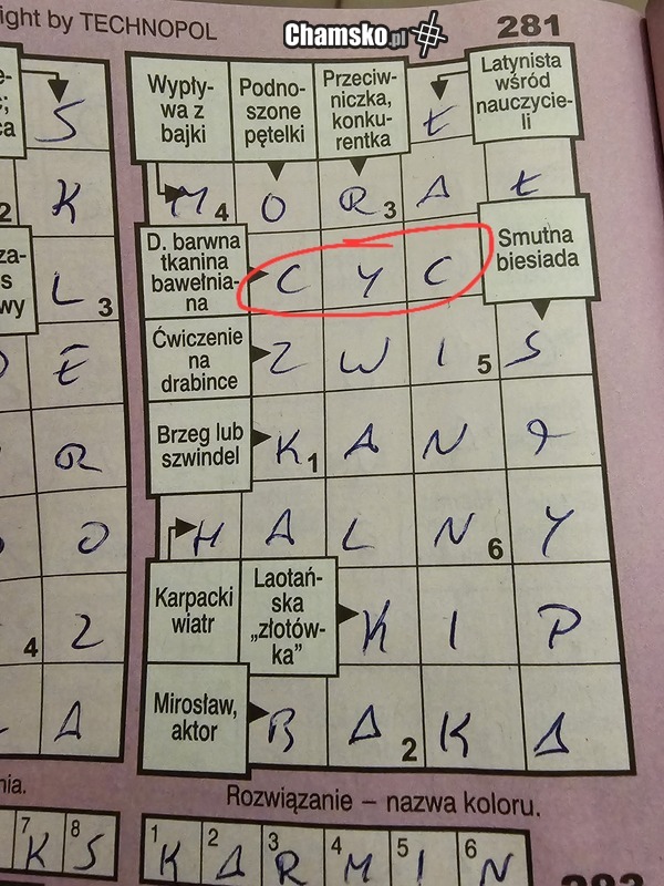 Że co, proszę?